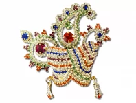 Large God Metal Temple Crown Large God Metal Temple Crown