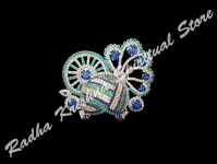 Ozeanische Glckseligkeit Metall Laddu Gopal Turban Pagri