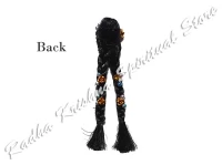 Oceanic Blumen-Göttin Kesh Haar Borten