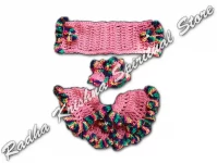 Pfirsichblüten Winter Woll Devi Mata Göttin Kleid