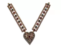 Rhythmic Hearts Sringaar Large Metal Necklace