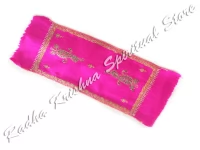 Rosa pequeño de la deidad de Cachemira de invierno Jamavaar de mango