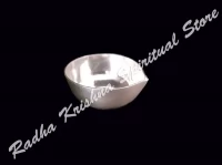 Schimmernde Holi Diya reinem Silber