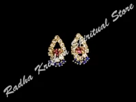 Sparkle Spades Deity Metal Earrings