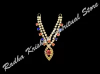 Sparkle Spades Deity Metal Necklace