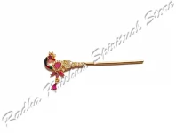 Starry Peacock Gems God Krishna Flute Bansuri