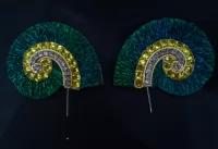 Stone and Fern Turban Crown insert