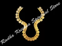Shri Gaja Laxmi Coin Gold Plated Necklace
