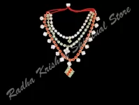 Tri Sparkles Metal Necklace