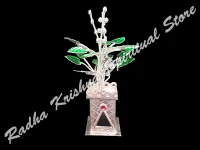 Tulsi Vrinda Pur Silver Manjari Kleiner Blumentopf