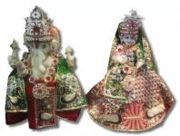 Ganesha Lakshmi Gottheit Kleid