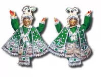 Gaura Nitai Gottheiten Kleid