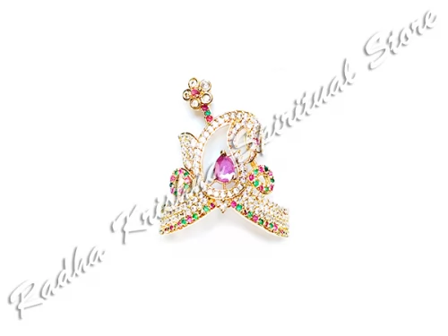 Peacock Paisley God Deity American Diamond Crown