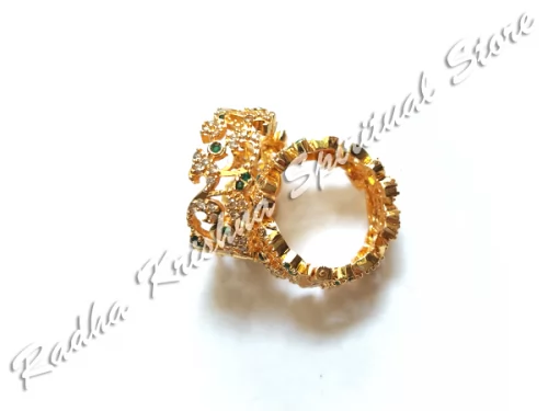 Flora Reben American Diamond Armreif aus Metall