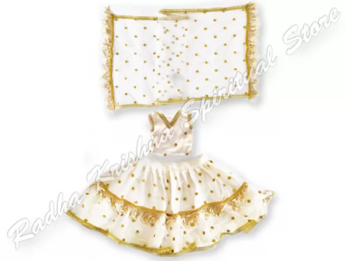 Goldenes Mohnblume Großes Devi Mata Kleid