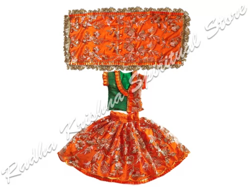 Aprikosenblüten-großes Gott Durga Mata-Kleid