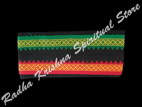 Black Pure Cotton Thalapatti Angavastram