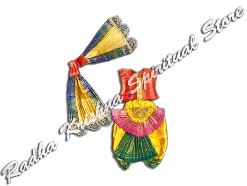 Traditionell Kanjeevaram God Deity Kleid aus reiner Seide