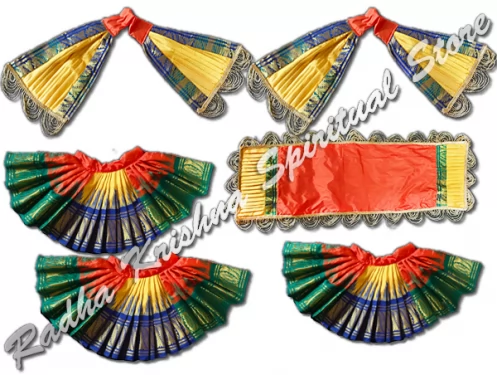 Traditionell reine Seide Kanjeevaram Jagannath Kleid