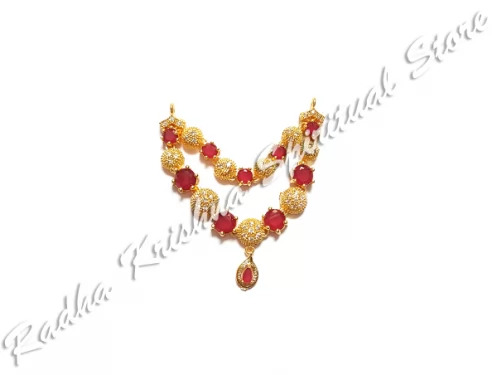 Bubble Love American Diamond Metal Necklace