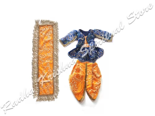 Himmlisches  glitzerndes  großes Gott-Krishna-Vishnu-Kleid