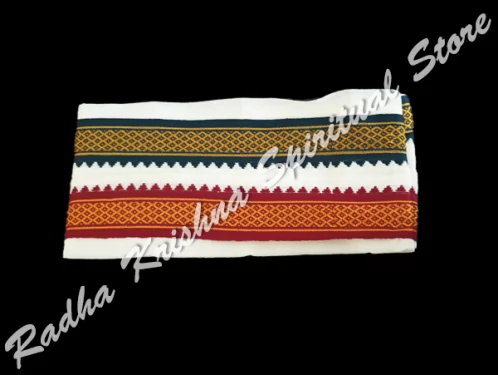 Cream Pure Cotton Thalapatti Angavastram