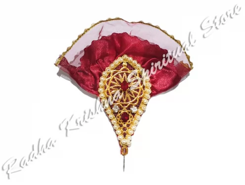 Crimson Classic Metal God Crown Turban Insert