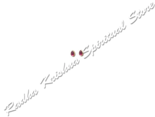 Droplet Kundan God Deity Earrings