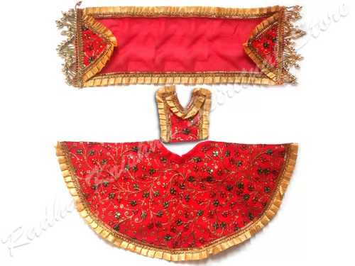 Kleid der Göttin Devi Mata mit floralen Träumen