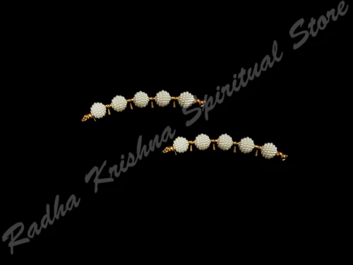 Flairvolle Eleganz Traditionelle Kundan-Gott-Fußkettchen