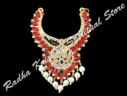 Garnet Fauna Small God Deity Necklace