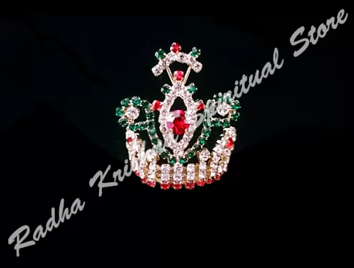 Glitter Curves Deity Metal Crown