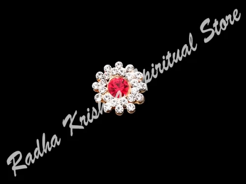 Brillante floral doble Piedra Frotis