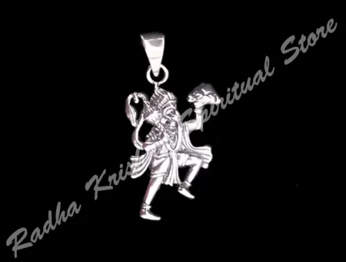 Gott Hanuman Sanjeevani Anhñnger aus reinem Silber