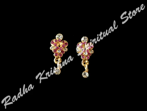 Lotus Florets God Metal Earrings