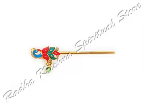 Majestic Peacock Krishna Murli Flute Bansuri