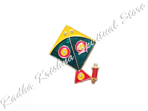 Mini Kite Patang God Deity Meenakari Metal Toy