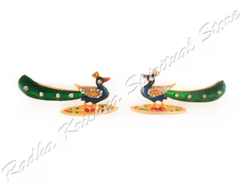 Mini Mayura Peacock Deity Meenakari Toy