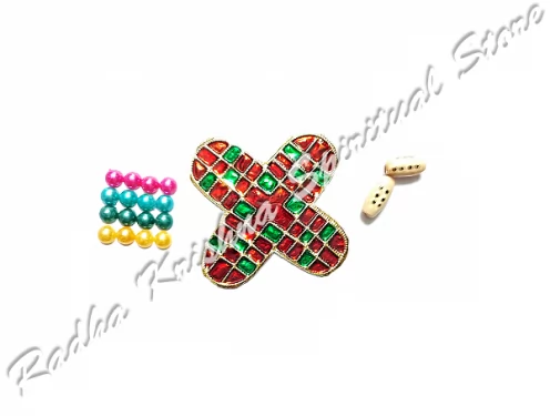 Mini Ludo Chaupar Chausar God Deity Meenakari Toy