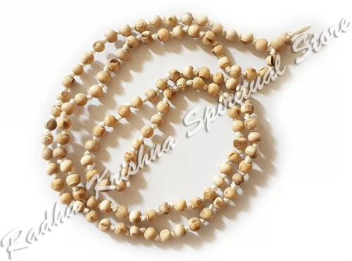 Cuentas de tulsi reales naturales Japa Mala