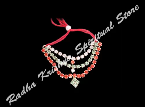 Tri Shimmer small Metal Necklace