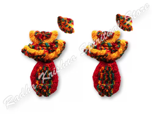 Paddle Pop Winter Woolen Large Gaur Nitai Dress