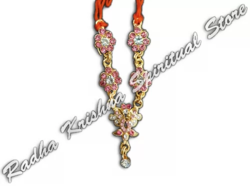 Rosy Flora God Metal Necklace