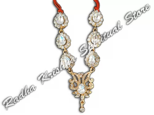 Sparkle Blooms God Metal Necklace