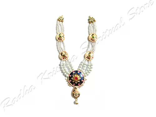 Stunning Traditional Kundan God Deity Necklace