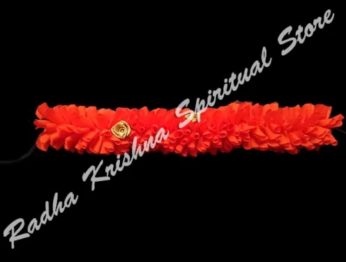 Tangarine weiche Blume Veni Gajra Haar-Dekoration