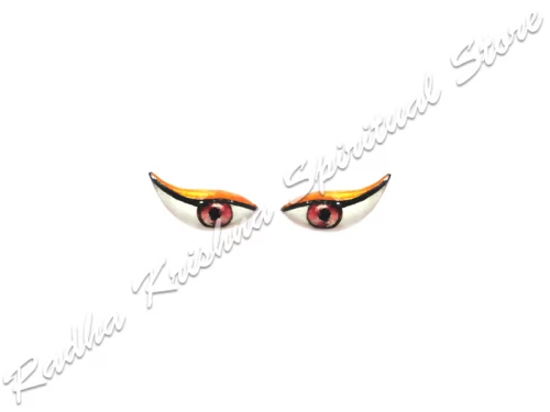 Mandarinenfarben Kataksha Salagram Shila Gottes Augen