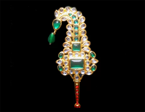 Traditionelle Kalgi Brutigam Turban pin