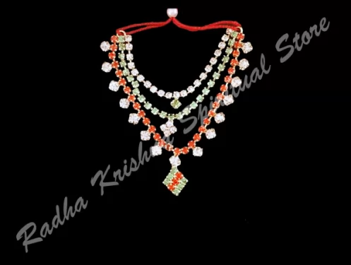 Tri Sparkles Metal Necklace