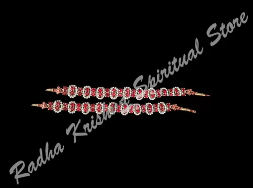 Ultra-Rubin Blmchen Metall Sringaar Armbinde